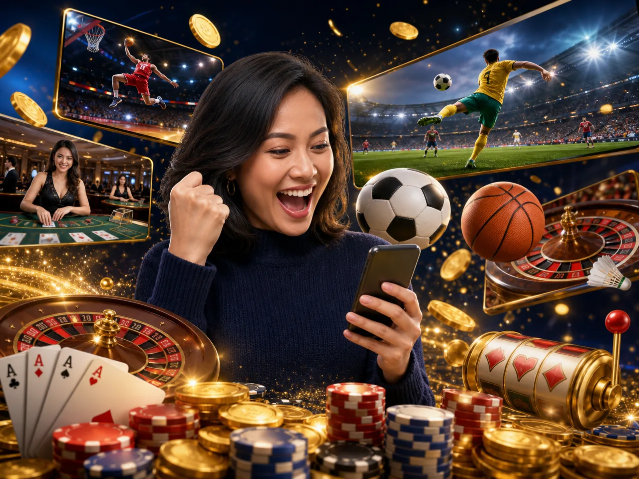 How joining Manu888 works – sportsbook stadium illustration